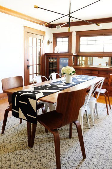 Craftsman-style dining room