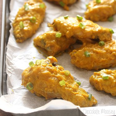 Homemade in the Kitchen Curry Baked Chicken Wings