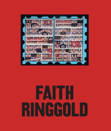red book with text Faith Ringgold
