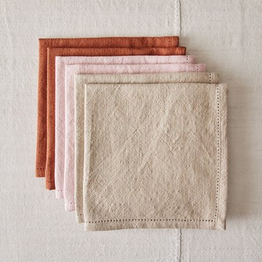 Food52 Five Two Everyday Soft Cotton Napkins in warm set