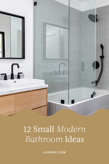 12 Small Modern Bathroom Ideas That Prove Form and Function Can Coexist