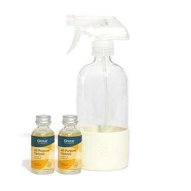 Grove Co. All Purpose Cleaner Concentrate + Glass Spray Bottle with Silicone Sleeve