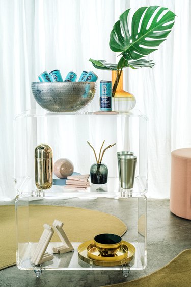 This Festive Bar Cart Creates a Pop-Up Party Moment Whenever the Mood ...