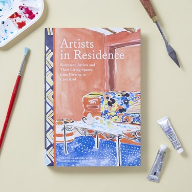 cover of book near art tools