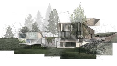 rendering of the obsidian virtual concept house by black artists designers guild