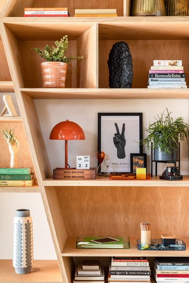 styling a bookshelf