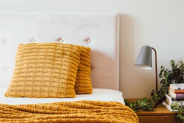 Instructions for cleaning an upholstered headboard