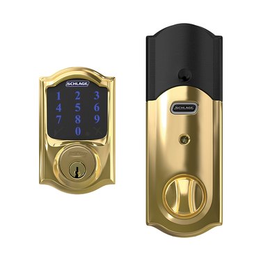 Schlage Connect Camelot Touchscreen Electronic Deadbolt with Built-in Alarm