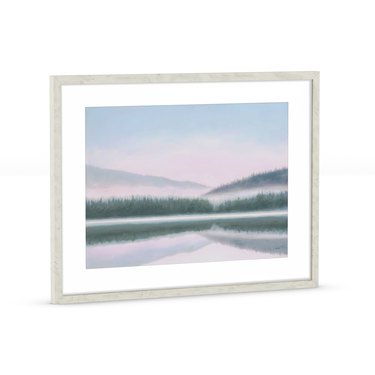 MoDRN Scandinavian Lakeside Morning Framed Art Print, $72