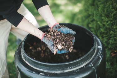 Compost bin.