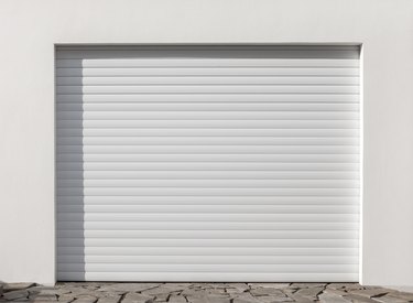 Automatic Roller shutter gates white color