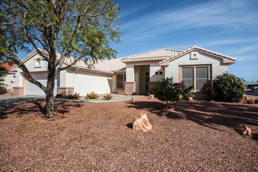 Arizona-style house design common to the region