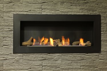 interior fireplace