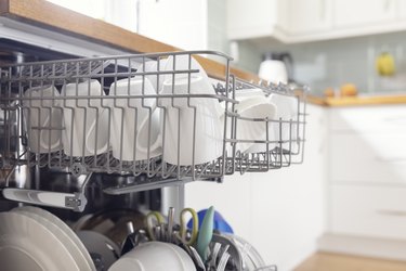 top rack of dishwasher