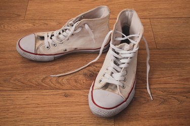 Old White Canvas Sneakers