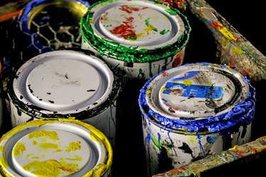 lead paint cans