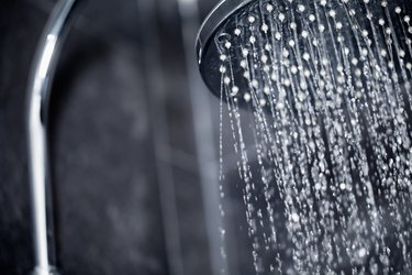 Shower head sprinkling water