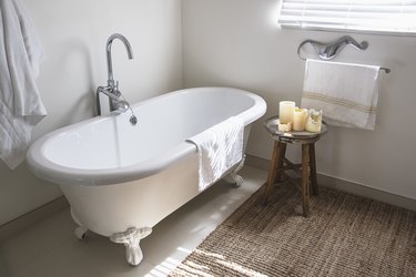 Interior of modern bathroom