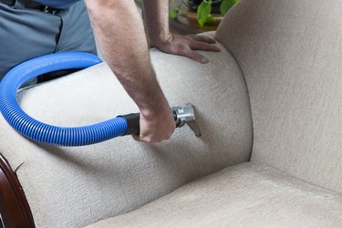 Vacuuming Sofa