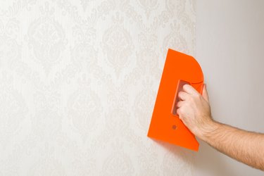 Removing wallpaper paste 