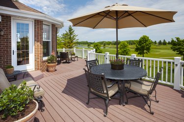 Amazing Home Patio Deck With View of Golf Course