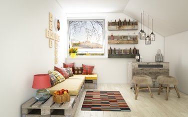 Cozy and Rustic Interior Design (Day)