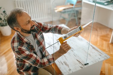 How to Glue Glass to Metal