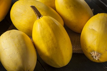 Raw Organic Yellow Spaghetti Squash