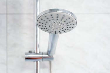 Close-up of a shower head