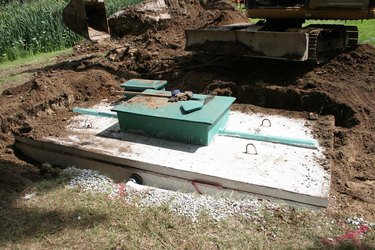 Septic system construction