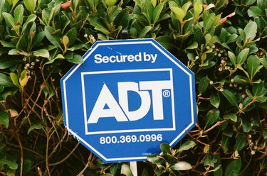 ADT Home Security Yard Sign