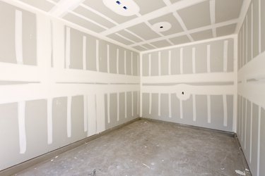 New Interior Drywall Garage