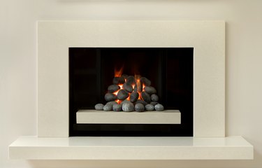 modern gas fire