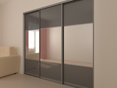 Wardrobe with sliding doors