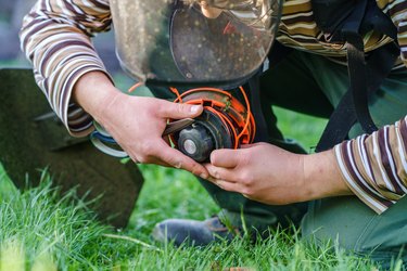 How to Convert a String Trimmer to a Brush Cutter Hunker