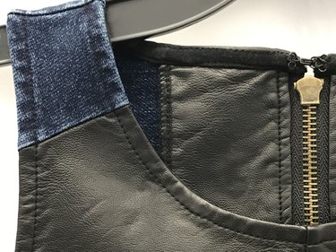 How to clean hot sale fake leather jacket