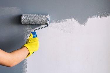 Painting wall in gray