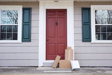 Packages delivered to front door
