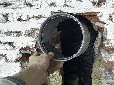 Installing a chimney connection