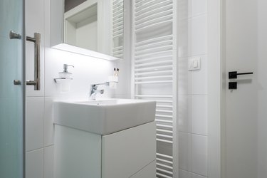 Bathroom of modern apartment