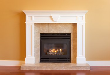 Elegant Gas Fireplace