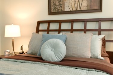 Bed frame that attaches deals to headboard