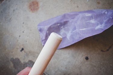 Use sandpaper to smooth any rough edges