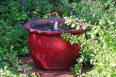 pot fountain outdoor flower build clay pots ehow