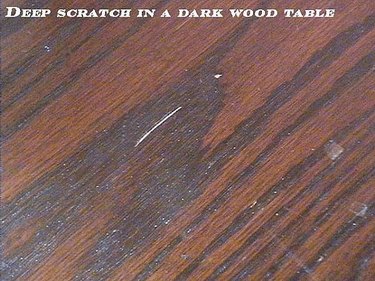 How to Fix a Deep Scratch in a Wood Table | Hunker