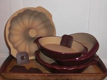 Pampered Chef Stoneware 9 Bacon Baker Stone Grill Pan 5142 Stoneware -Nice