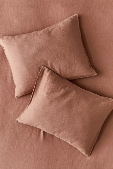 bronze pillow covers