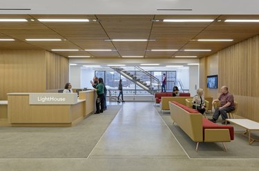 LightHouse for the Blind and Visually Impaired reception area