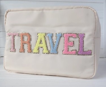 XL Travel Pouch With Patches