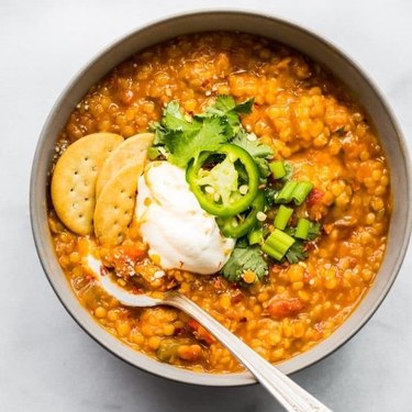 Cotter Crunch's Crockpot Red Lentil Chili